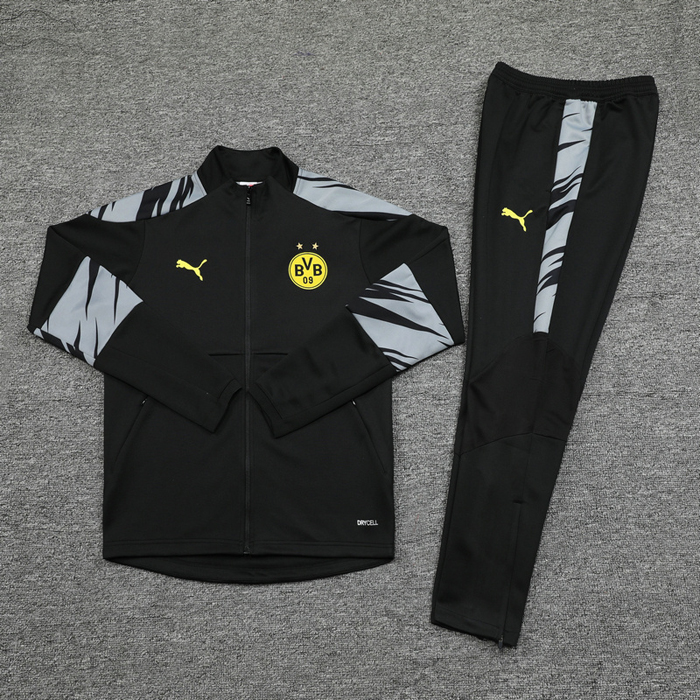Chandal de Chaqueta del Borussia Dortmund 2020-2021 Negro